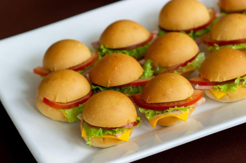 Hot Chicken Slider Trio with three heat levels