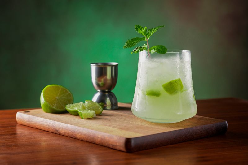 Fresh Lemonade with mint and ice